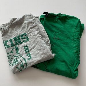 Gap Stranger Things Hawkins High shirt/dinosaur shirt lot of 2